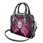 Maori Matariki Manaia Mawhero Shoulder Handbag Maori Kowhaiwhai Pattern Galaxy