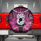Maori Matariki Manaia Mawhero Spare Tire Cover Maori Kowhaiwhai Pattern Galaxy