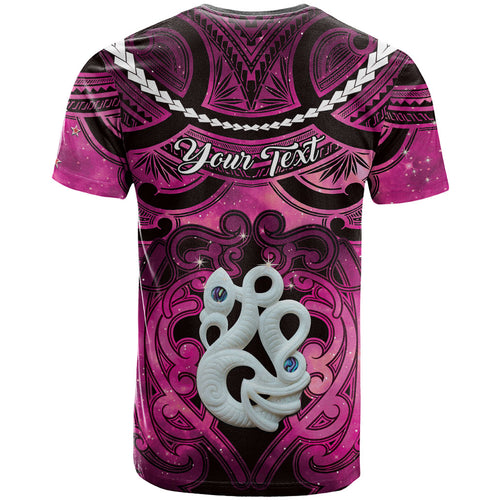 Personalised Maori Matariki Manaia Mawhero T Shirt Maori Kowhaiwhai Pattern Galaxy