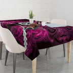Maori Matariki Manaia Mawhero Tablecloth Maori Kowhaiwhai Pattern Galaxy