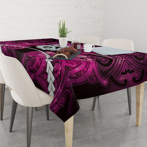 Maori Matariki Manaia Mawhero Tablecloth Maori Kowhaiwhai Pattern Galaxy