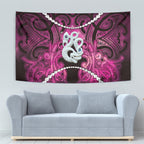 Maori Matariki Manaia Mawhero Tapestry Maori Kowhaiwhai Pattern Galaxy