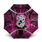 Maori Matariki Manaia Mawhero Umbrella Maori Kowhaiwhai Pattern Galaxy