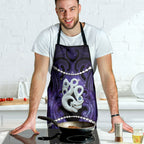 Maori Matariki Manaia Waiporoporo Apron Maori Kowhaiwhai Pattern Galaxy