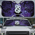 Maori Matariki Manaia Waiporoporo Auto Sun Shade Maori Kowhaiwhai Pattern Galaxy