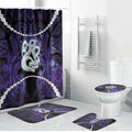 Maori Matariki Manaia Waiporoporo Bathroom Set Maori Kowhaiwhai Pattern Galaxy