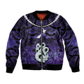 Personalised Maori Matariki Manaia Waiporoporo Bomber Jacket Maori Kowhaiwhai Pattern Galaxy