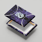 Maori Matariki Manaia Waiporoporo Canvas Wall Art Maori Kowhaiwhai Pattern Galaxy