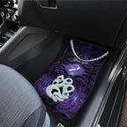 Personalised Maori Matariki Manaia Waiporoporo Car Mats Maori Kowhaiwhai Pattern Galaxy