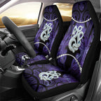 Maori Matariki Manaia Waiporoporo Car Seat Cover Maori Kowhaiwhai Pattern Galaxy