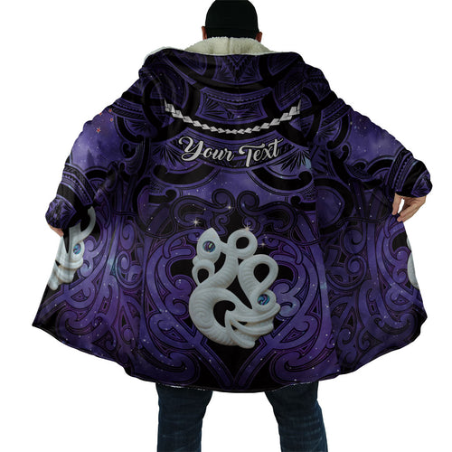 Personalised Maori Matariki Manaia Waiporoporo Cloak Maori Kowhaiwhai Pattern Galaxy