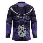 Personalised Maori Matariki Manaia Waiporoporo Hockey Jersey Maori Kowhaiwhai Pattern Galaxy