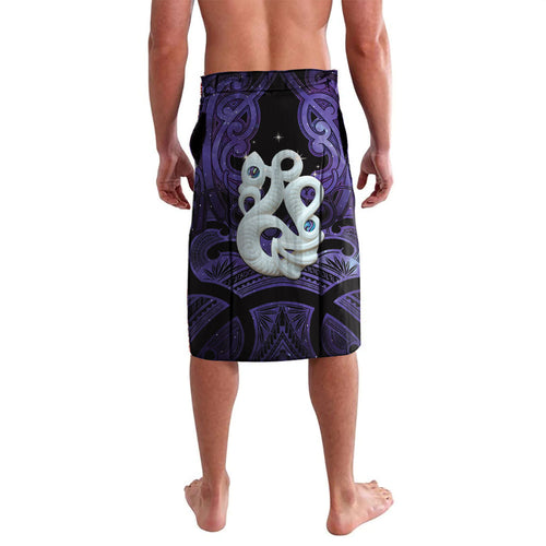 Personalised Maori Matariki Manaia Waiporoporo Lavalava Maori Kowhaiwhai Pattern Galaxy