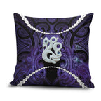 Maori Matariki Manaia Waiporoporo Pillow Cover Maori Kowhaiwhai Pattern Galaxy
