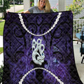 Maori Matariki Manaia Waiporoporo Quilt Maori Kowhaiwhai Pattern Galaxy