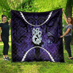 Maori Matariki Manaia Waiporoporo Quilt Maori Kowhaiwhai Pattern Galaxy
