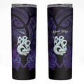 Personalised Maori Matariki Manaia Waiporoporo Skinny Tumbler Maori Kowhaiwhai Pattern Galaxy