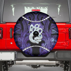 Maori Matariki Manaia Waiporoporo Spare Tire Cover Maori Kowhaiwhai Pattern Galaxy