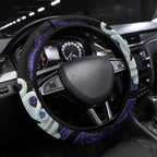 Maori Matariki Manaia Waiporoporo Steering Wheel Cover Maori Kowhaiwhai Pattern Galaxy