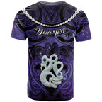 Personalised Maori Matariki Manaia Waiporoporo T Shirt Maori Kowhaiwhai Pattern Galaxy
