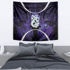 Maori Matariki Manaia Waiporoporo Tapestry Maori Kowhaiwhai Pattern Galaxy