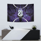 Maori Matariki Manaia Waiporoporo Tapestry Maori Kowhaiwhai Pattern Galaxy