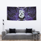 Maori Matariki Manaia Waiporoporo Tapestry Maori Kowhaiwhai Pattern Galaxy