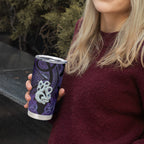 Personalised Maori Matariki Manaia Waiporoporo Tumbler Cup Maori Kowhaiwhai Pattern Galaxy