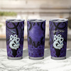 Personalised Maori Matariki Manaia Waiporoporo Tumbler Cup Maori Kowhaiwhai Pattern Galaxy