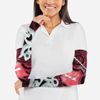 Personalised Maori Matariki Manaia Whero Arm Sleeves Maori Kowhaiwhai Pattern Galaxy