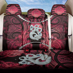 Maori Matariki Manaia Whero Back Car Seat Cover Maori Kowhaiwhai Pattern Galaxy