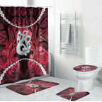 Maori Matariki Manaia Whero Bathroom Set Maori Kowhaiwhai Pattern Galaxy