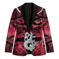 Personalised Maori Matariki Manaia Whero Blazer Maori Kowhaiwhai Pattern Galaxy