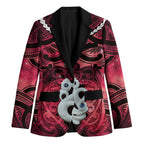 Personalised Maori Matariki Manaia Whero Blazer Maori Kowhaiwhai Pattern Galaxy