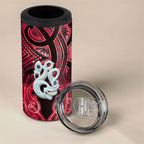 Personalised Maori Matariki Manaia Whero 4 in 1 Can Cooler Tumbler Maori Kowhaiwhai Pattern Galaxy