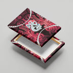 Maori Matariki Manaia Whero Canvas Wall Art Maori Kowhaiwhai Pattern Galaxy