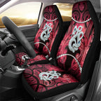 Maori Matariki Manaia Whero Car Seat Cover Maori Kowhaiwhai Pattern Galaxy