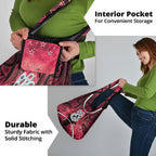 Maori Matariki Manaia Whero Grocery Bag Maori Kowhaiwhai Pattern Galaxy