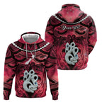 Personalised Maori Matariki Manaia Whero Hoodie Maori Kowhaiwhai Pattern Galaxy