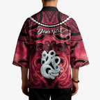 Personalised Maori Matariki Manaia Whero Kimono Maori Kowhaiwhai Pattern Galaxy