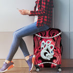 Maori Matariki Manaia Whero Luggage Cover Maori Kowhaiwhai Pattern Galaxy