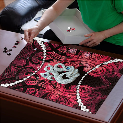 Maori Matariki Manaia Whero Puzzle Maori Kowhaiwhai Pattern Galaxy