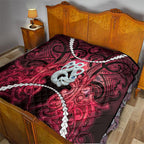 Maori Matariki Manaia Whero Quilt Maori Kowhaiwhai Pattern Galaxy