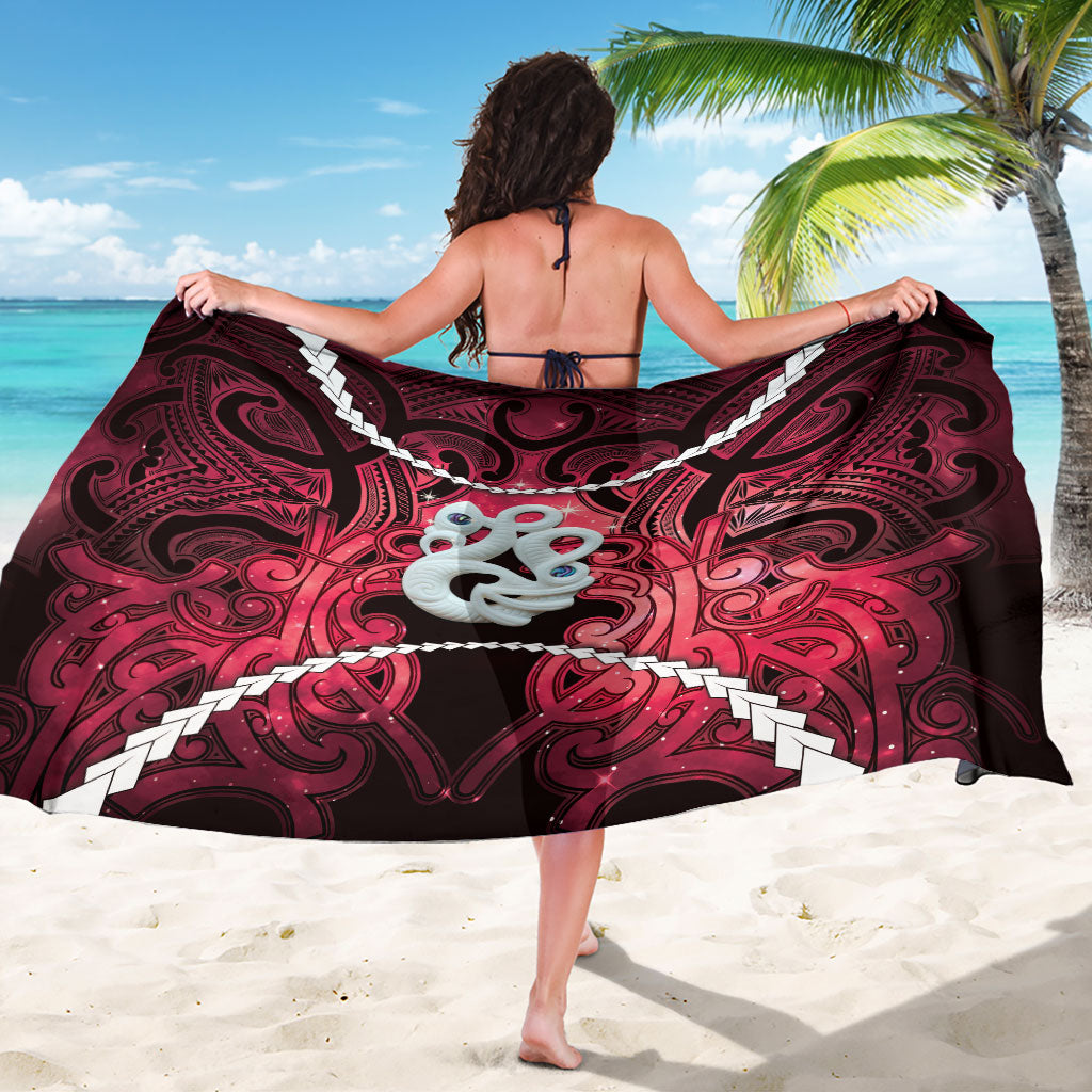 Maori Matariki Manaia Whero Sarong Maori Kowhaiwhai Pattern Galaxy