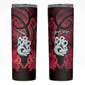 Personalised Maori Matariki Manaia Whero Skinny Tumbler Maori Kowhaiwhai Pattern Galaxy