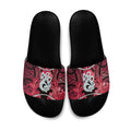Maori Matariki Manaia Whero Slide Sandals Maori Kowhaiwhai Pattern Galaxy
