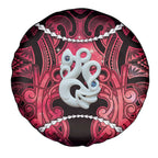 Maori Matariki Manaia Whero Spare Tire Cover Maori Kowhaiwhai Pattern Galaxy