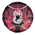 Maori Matariki Manaia Whero Spare Tire Cover Maori Kowhaiwhai Pattern Galaxy