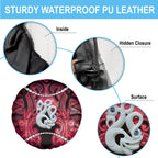 Maori Matariki Manaia Whero Spare Tire Cover Maori Kowhaiwhai Pattern Galaxy