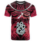 Personalised Maori Matariki Manaia Whero T Shirt Maori Kowhaiwhai Pattern Galaxy